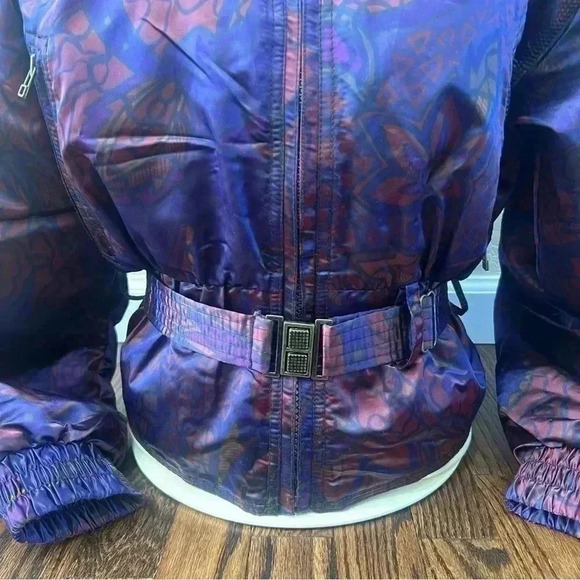 Obermeyer Vintage 90’s Thermolite Baroque Insulated Ski Jacket Coat Belted Sz 8 - Picture 15 of 16